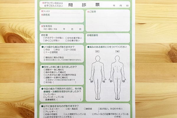 問診・視診・触診